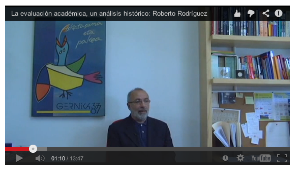 Roberto Rodríguez. Evaluacion