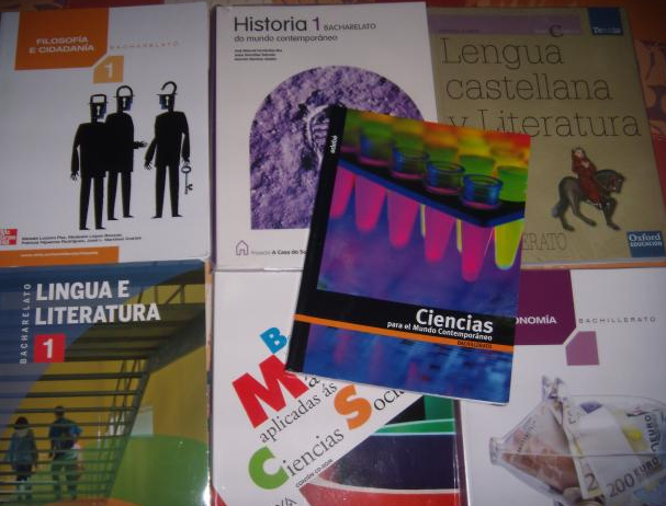 LIBROS DE TEXTO DE BACHILLERATO