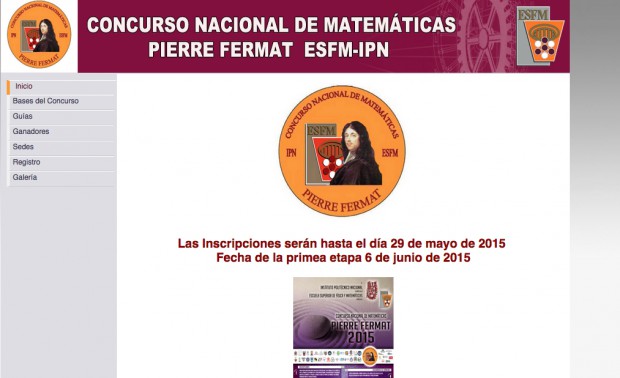 Invita IPN a Concurso Nacional de Matemáticas