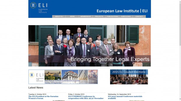 Ingresa académico de la UNAM al European Law Institute