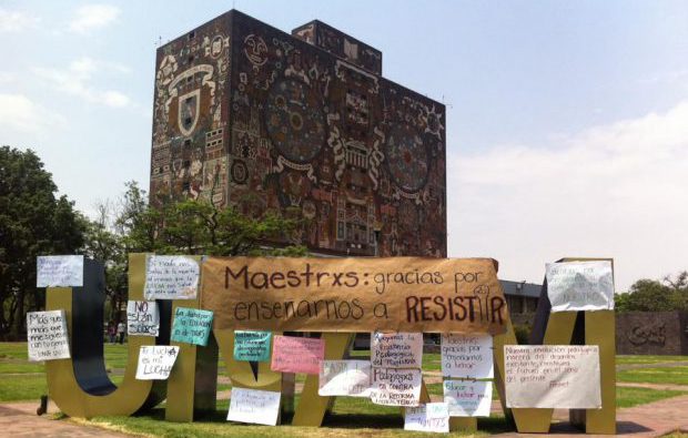 Piden Colegio y Posgrado de Pedagogía de UNAM, alto a “represión y acoso de docentes”