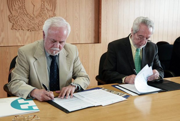Firman convenio Instituto de Investigaciones sobre la Universidad y OEI