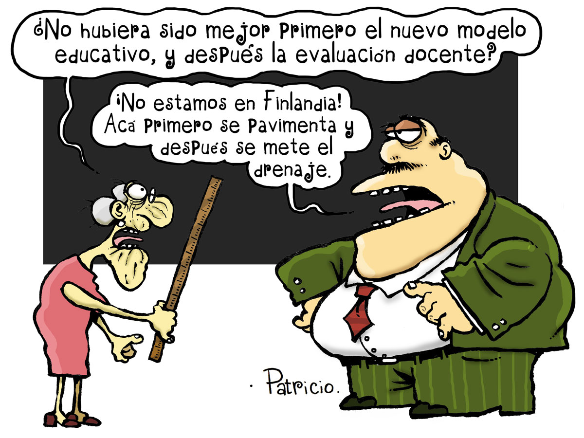 Primero el nuevo modelo educativo