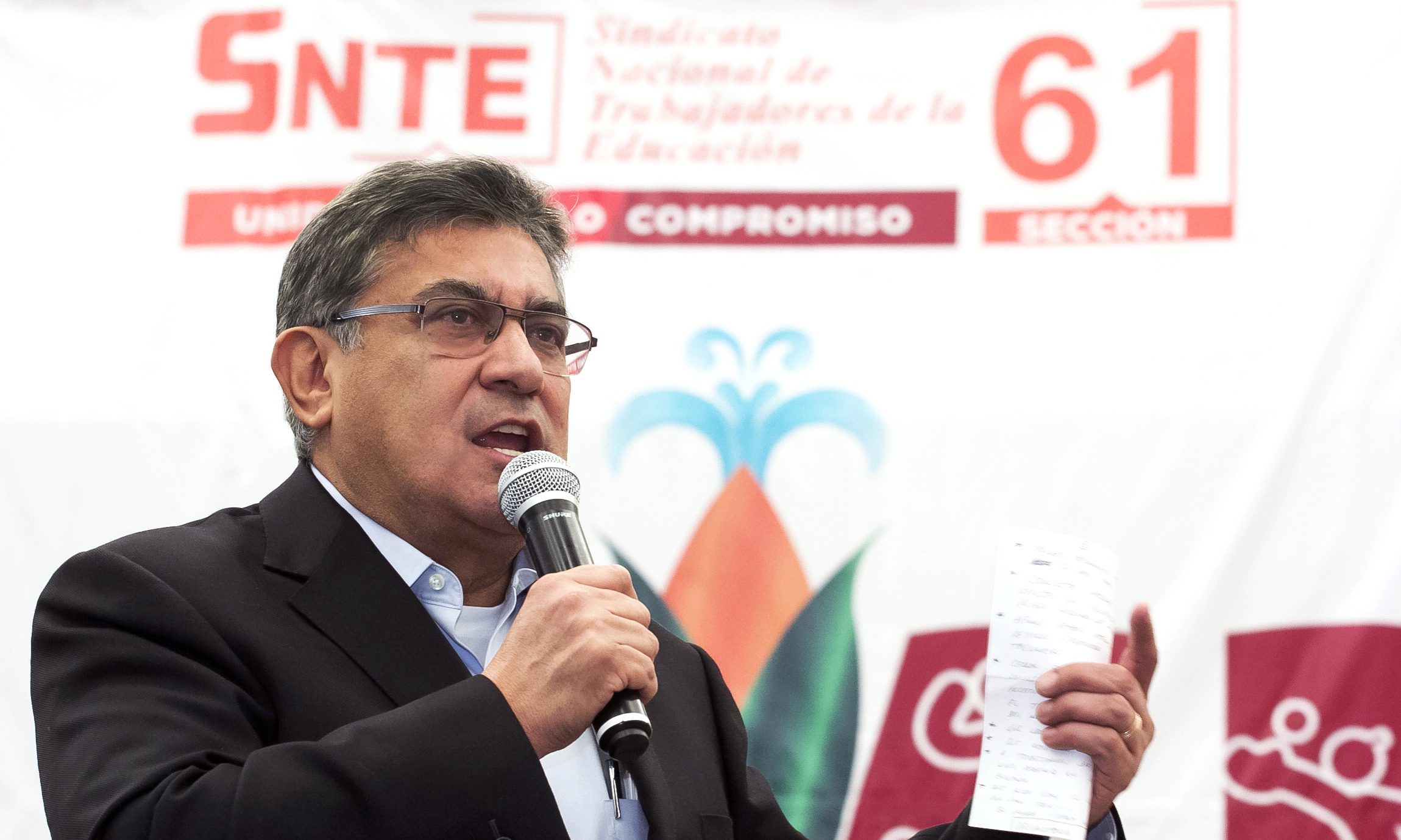 Apoyaremos la lucha anticorrupción de AMLO, asegura líder del SNTE